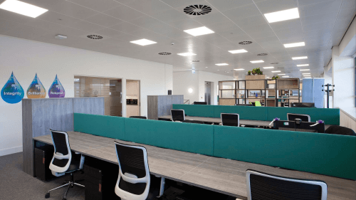 Finished office at Oxford Technology Park