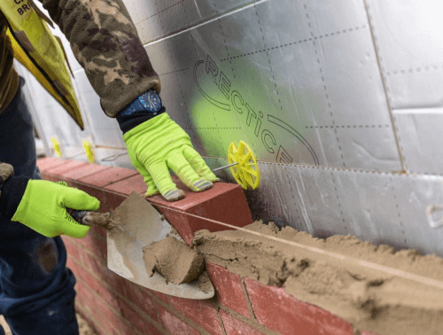 PIR insulation installed in a new-build